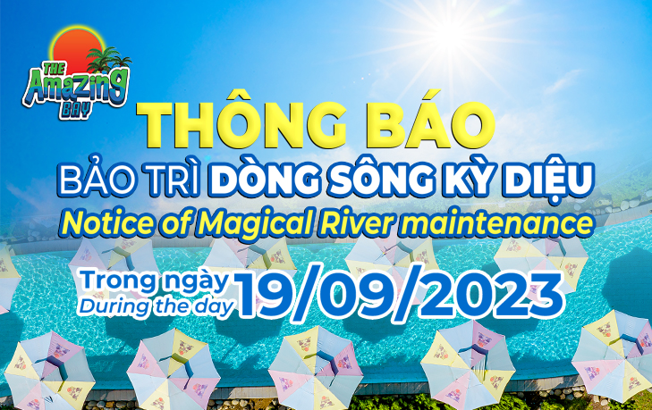 TEMPORARY SUSPENSION OF THE MAGICAL RIVER LINE 01 DAY
