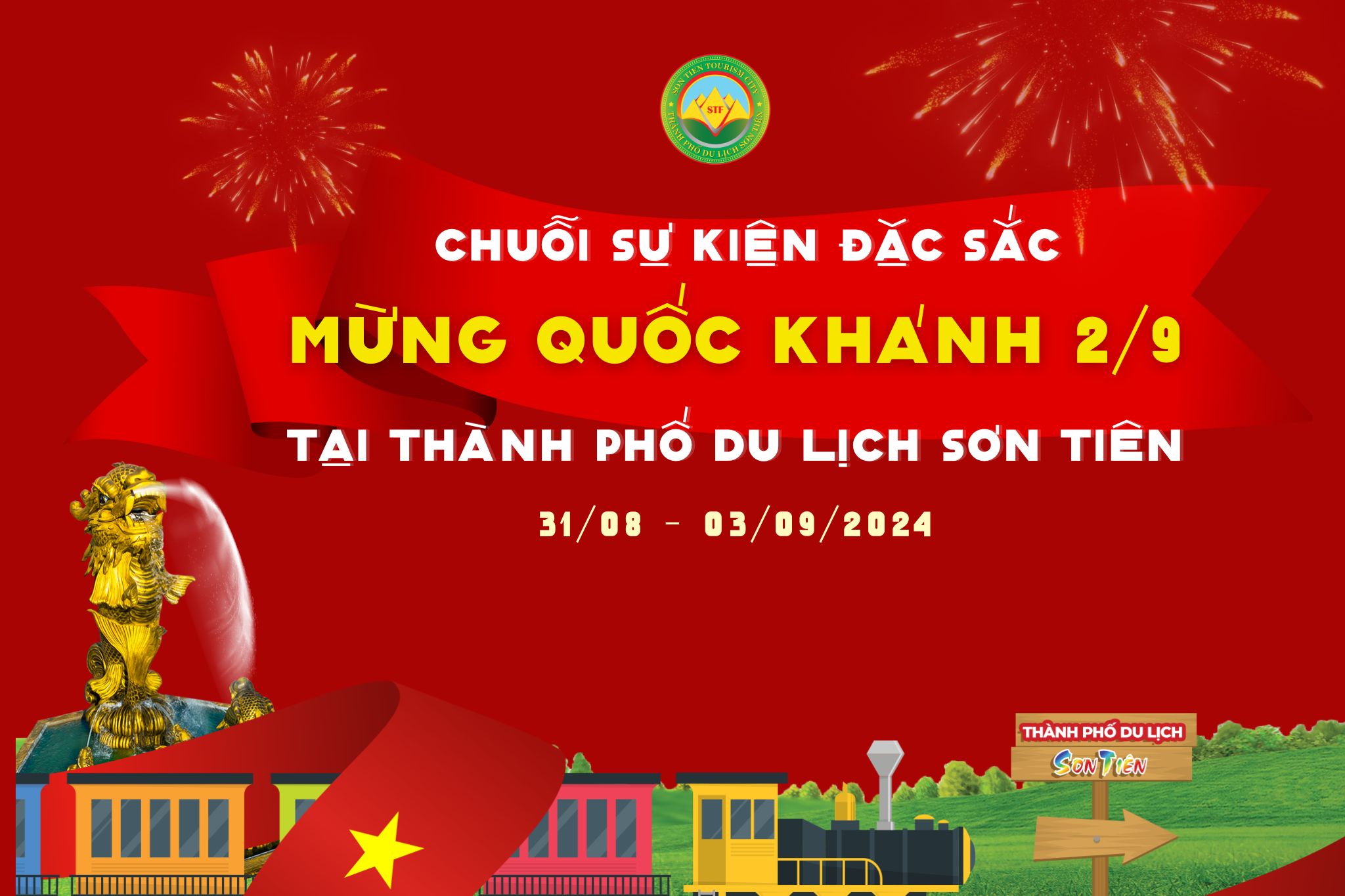 Trải nghiệm Quốc Khánh 2/9 Tại Sơn Tiên Với Hành Trình Xe Lửa Kỳ Diệu